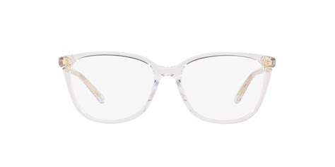 michael kors santa clara clear|Michael Kors MK4067U SANTA CLARA 3015 Eyeglasses in Clear .